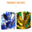 8Pcs Assorted Pom Poms Cheerleader Handheld Props Durable 10