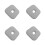 4Pcs Ergonomic Grey Ear Pillow with Hole for Piercing Support and Care 6