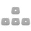 4Pcs Ergonomic Grey Ear Pillow with Hole for Piercing Support and Care 9