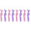 4 Pack Makeup Aid Tool Eye Liner Stencil Reusable Eyeliner Silicone 5