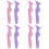 4 Pack Makeup Aid Tool Eye Liner Stencil Reusable Eyeliner Silicone 6