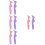 4 Pack Makeup Aid Tool Eye Liner Stencil Reusable Eyeliner Silicone 8