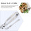 10Pcs Stainless Steel Snail Tong and Fork for 3