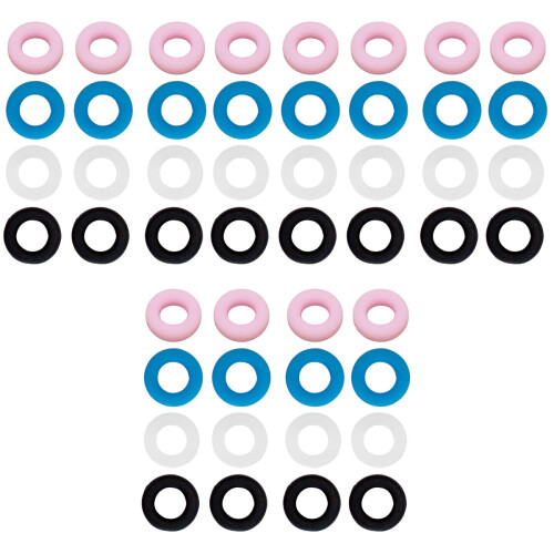 48Pairs Lightweight Silicone Glasses Frame Holders Assorted 2
