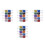 2000Pcs Assorted Round Map Pins for Corkboard and Whiteboard 6