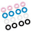 48Pairs Lightweight Silicone Glasses Frame Holders Assorted 11