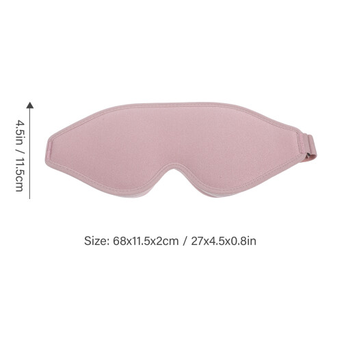 1Pc High Quality Pink Sleep Rest Patch Lightweight Eye Mask 1