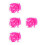 96Pcs Pink Durable Silicone Replacement Pads for Eyelash Curler Set 6