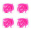 96Pcs Pink Durable Silicone Replacement Pads for Eyelash Curler Set 9