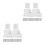 2Sets Durable White Baby Gate Hooks and Brackets for Car Use 7