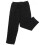 2Pcs Black Chef Uniform Pants Wearproof Polyester Fabric 1