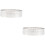 2Stk Backring Rund Aus Mit Antihaftbeschichtung Silber 1