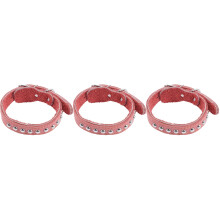 3Stk Hundehalsband Dunkelrot Für Festliche Anlässe &