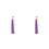 2Pièces Pompons Violet Charm Métal Pour Accessoires 1