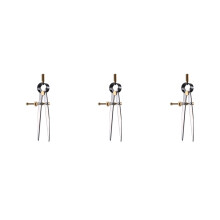 3Pièces Compas Couture Argenté Précis Pour Artisanat Cuir