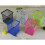 6Stk Robuster Metall Pen Container Blau Ideal Für Stifte 10