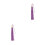 2Pièces Pompons Violet Charm Métal Pour Accessoires 5