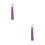 2Pièces Pompons Violet Charm Métal Pour Accessoires 7
