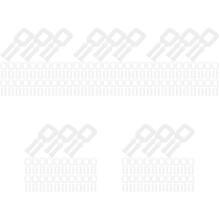 500Pièces Poignées De Levage Transparentes Pour Boîtes D'expédition