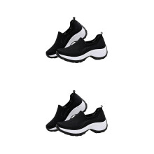 2Paires Sneakers Running Femme En Mesh Respirant Et Durable