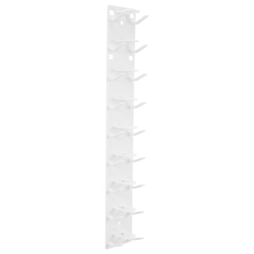 4Pcs Plastic Baseball Cap Holder Wall Mount Hat Organizer White 2
