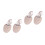 2Paires De Ballet Beige Elastique Pour Danse Yoga 1
