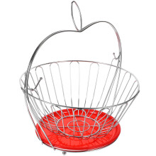 Fruit Basket Silver 1pcs 11.4x9.8x11.4in Stainless Steel