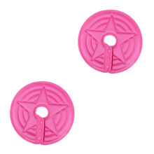 2Pièces Colliers De Récupération Pour Chats En Eva Rosé Anti-Lechage