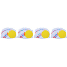 48 Pièces Stickers Rond Effaçables PVC Colorés Pour Enseignement