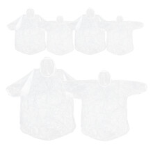 Raincoat With Hood Cover Emergency Poncho Transparent