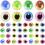 400Pcs Artificial Crystal Doll Eyes for DIY Craft Projects 3