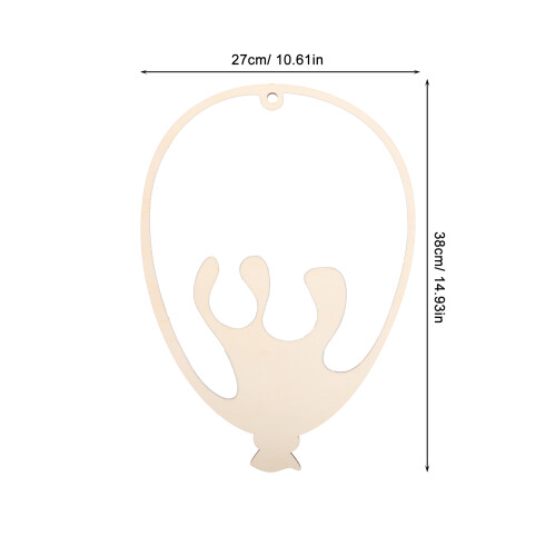 Beige Acrylic Decorative Wall Mirror Kids Nursery Boho Style 2