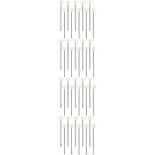 40Pcs Black Pe Diffuser Sticks with Flower for Home Fragrance Aroma