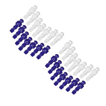 52Pièces Joueurs De Baby-Foot Durable Couleurs Variées Décor