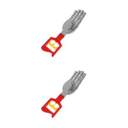 2Pcs Multi Plastic Robot Hand Grabbing Toy Interactive Hand-Eye Play