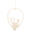 Beige Acrylic Decorative Wall Mirror Kids Nursery Boho Style 1