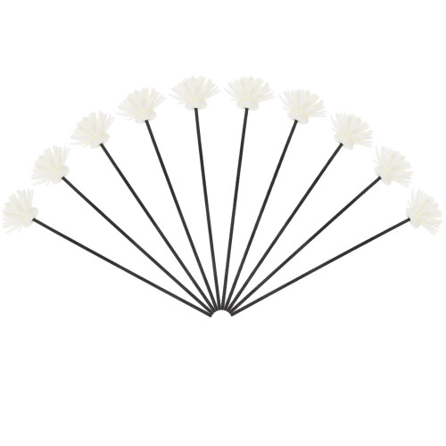 40Pcs Black Pe Diffuser Sticks with Flower for Home Fragrance Aroma 1