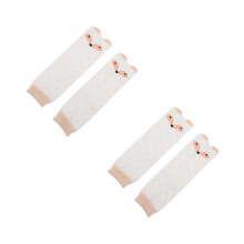 2Pièces Jambières Bébé Longues Coton Protection Genoux