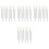 40Pcs Black Pe Diffuser Sticks with Flower for Home Fragrance Aroma 5