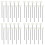 40Pcs Black Pe Diffuser Sticks with Flower for Home Fragrance Aroma 7