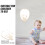 Beige Acrylic Decorative Wall Mirror Kids Nursery Boho Style 7