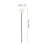 40Pcs Black Pe Diffuser Sticks with Flower for Home Fragrance Aroma 10