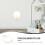 Beige Acrylic Decorative Wall Mirror Kids Nursery Boho Style 9