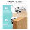 Clear Wooden Acrylic Display Box for Figurines Model Protection 6