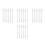 24Pcs White Plastic Glue Pens Quick Drying No Residue for DIY Projects 7