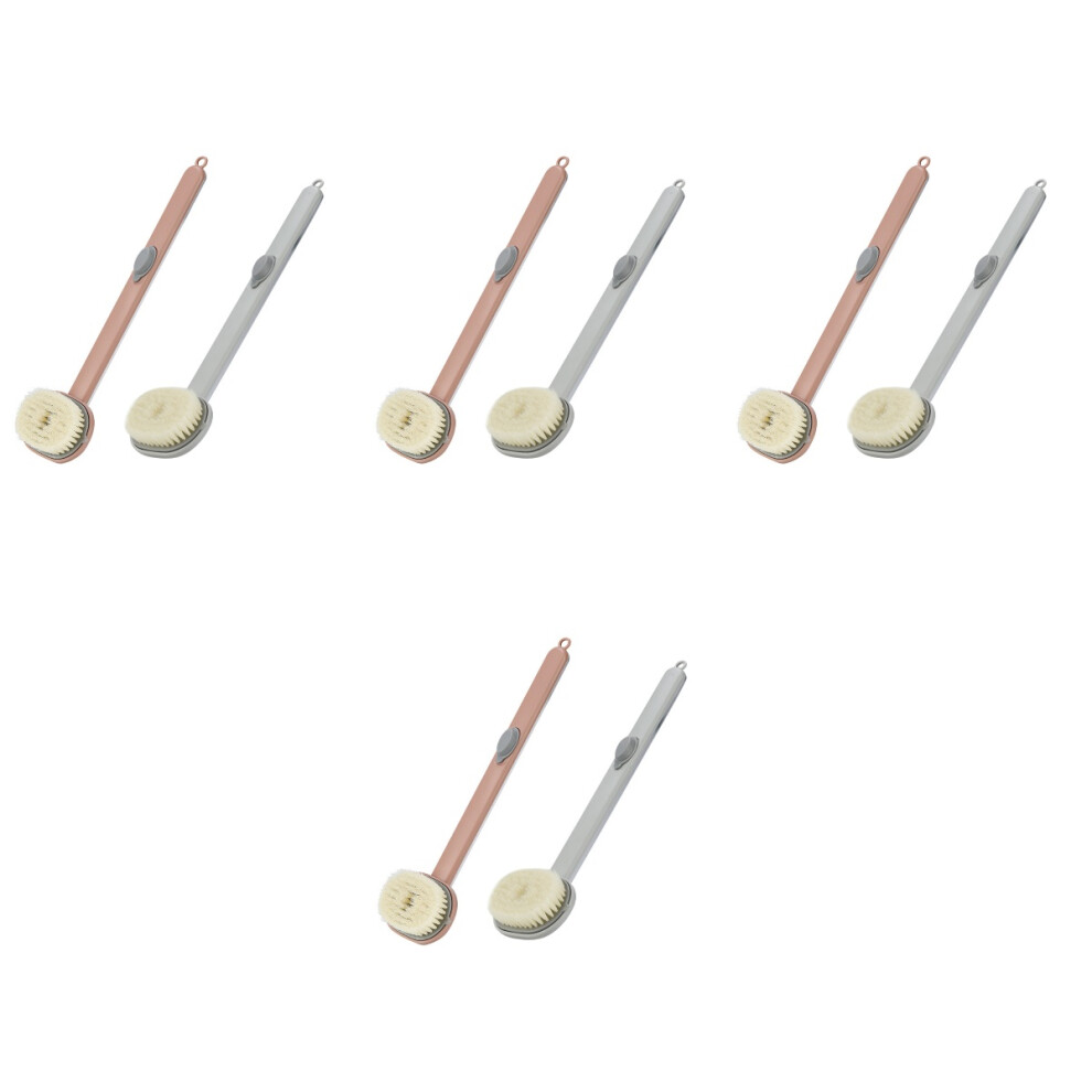Iplusmile 8 Pcs Back Scrubbing Brush Pp Rub Mud Body