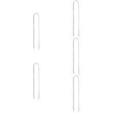 5Pcs Silver Metal Bag Chain Strap Extenders to Lengthen Crossbody Bags