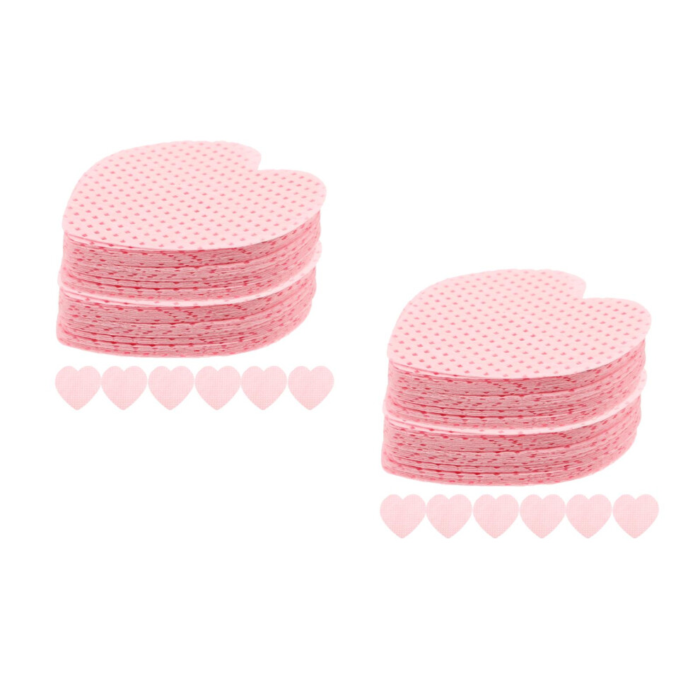 Inoomp Pink Cotton Nail Wipes Lint Free Nail Polish Remover Pads