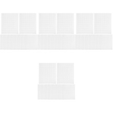 40 Pièces Étiquettes Rondes Adhésives Doubles Faces Blanches Décor
