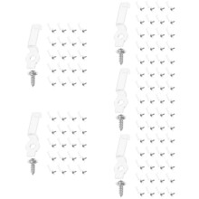 500Pcs Rope Light Fixing Clips LED Strip Holders Plastic Iron